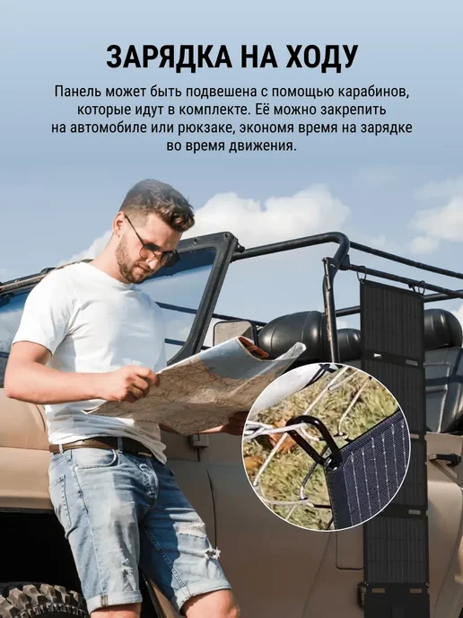 EcoFlow 60Вт с USB-C солнечная панель складная, 45 Вт, фото 3