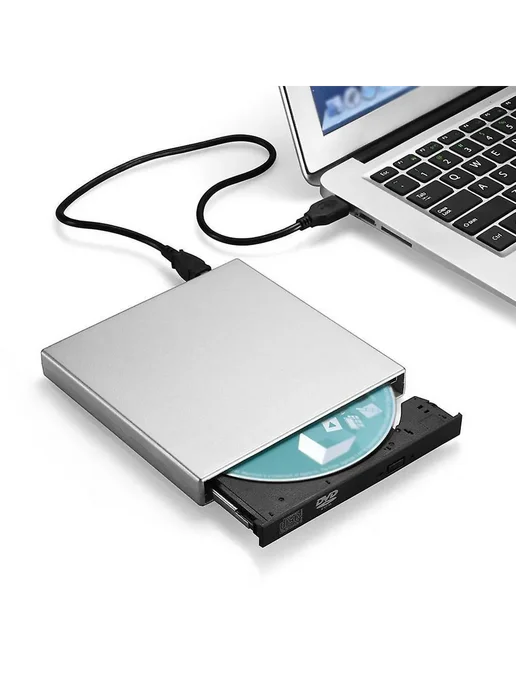 Внешний накопитель USB 2.0 для ПК Цв. Серебро, серебристый