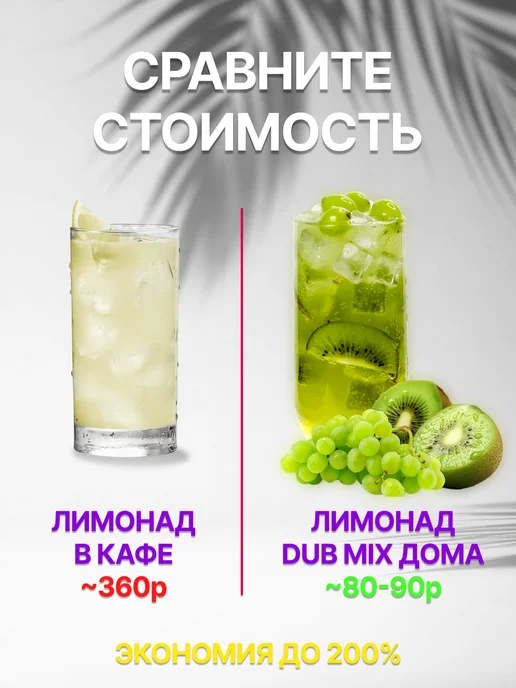 Dub Mix Основа для лимонада ассорти набор 5 вкусов по 2 шт, 2 шт, фото 5