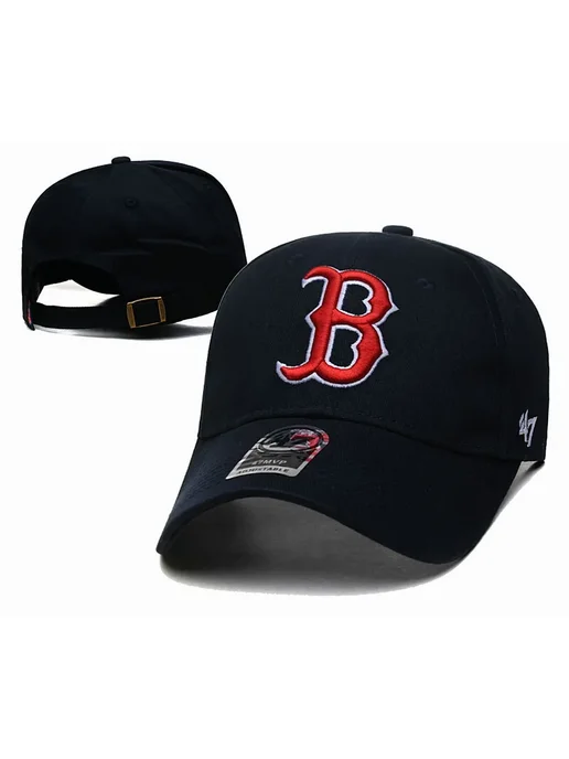 Бейсболка New Era MLB Red Sox1 универсальный RU, красный