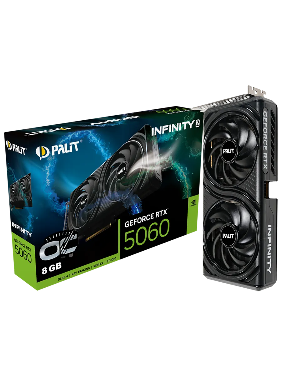 Видеокарта RTX 5060 8 ГБ RTL (NE75060V19P1-GB2063L) Palit 952781881 купить в интернет‑магазине Wildberries