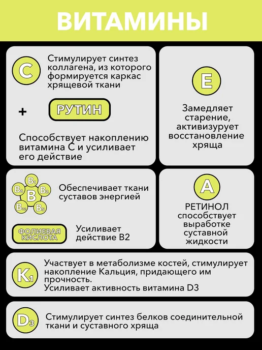 WILLPOWER Поддержка суставов Лимон-лайм, 20 шипучих таблеток, вариант, фото 2