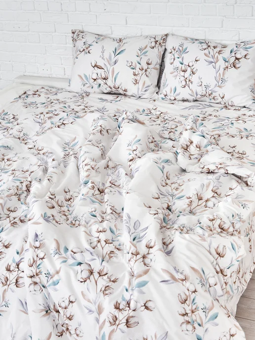 Lili Home Простыня евро хлопок 210х230 перкаль Марокко, 210x230, фото 5