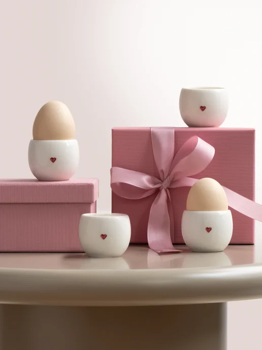 Villeroy & Boch Подставка для яйца, 4,4 см, Посылаю любовь, With Love, белый, фото 3