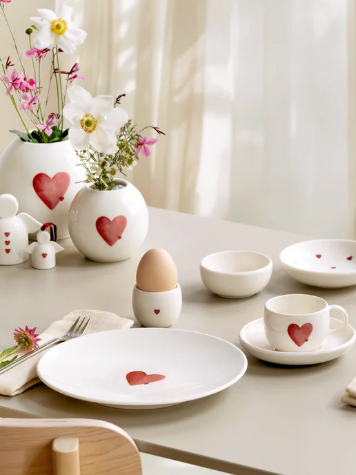 Villeroy & Boch Подставка для яйца, 4,4 см, Посылаю любовь, With Love, белый, фото 5
