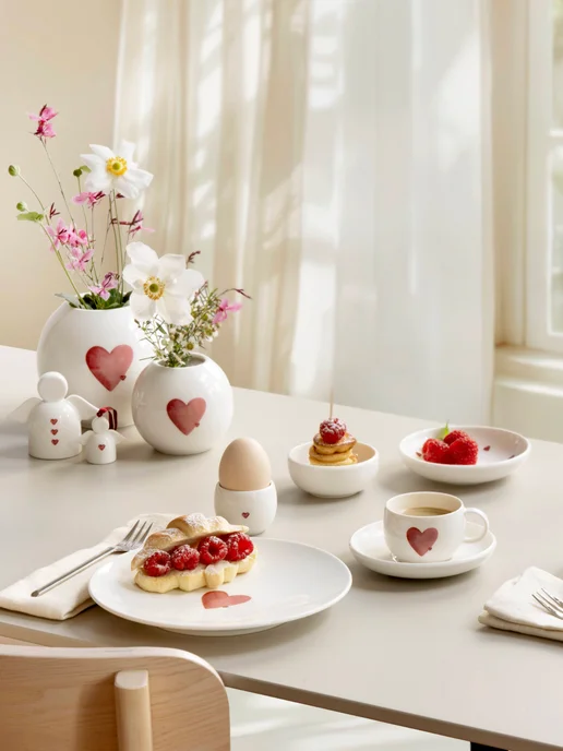 Villeroy & Boch Подставка для яйца, 4,4 см, Посылаю любовь, With Love, белый, фото 6