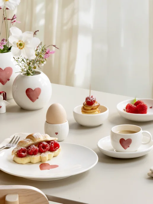 Villeroy & Boch Подставка для яйца, 4,4 см, Посылаю любовь, With Love, белый, фото 7