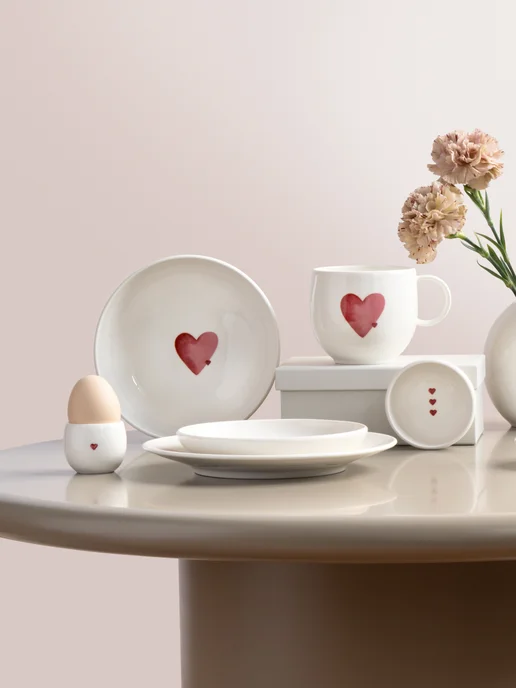 Villeroy & Boch Подставка для яйца, 4,4 см, Посылаю любовь, With Love, белый, фото 8
