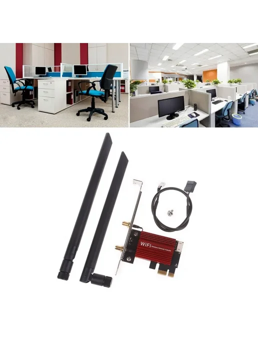 WiFi Адаптер PCI-E 7260AC 2.4 5 ГГц BT 4.0, вариант, фото 2