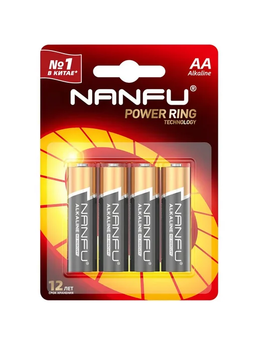 NANFU Батарейка LR6 4B AA, 4 шт, фото 3