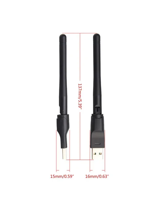 USB WiFi Адаптер 150 Мбит с 2.4 ГГц Беспроводная Lan Карта, вариант, фото 5