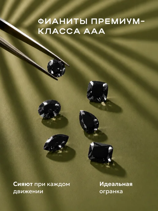 STAEL Кольцо с фианитом помолвочное, желтый, фото 4