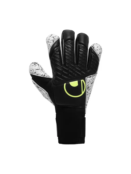 UHLSPORT Перчатки вратарские Supergrip+ Flex Flame Carbon, черный