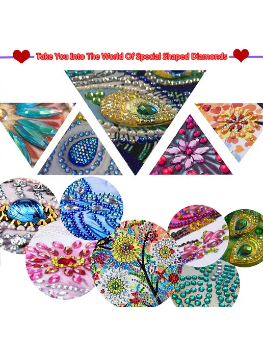 Набор магнитов для холодильника и Diamond Art 6 шт, 6 шт, фото 3