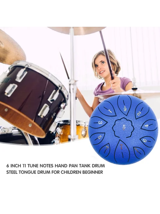 Духовой инструмент Steel Tongue Drum 6, вариант, фото 4