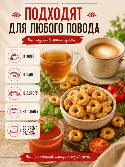 KDV Тараллини Нина Фарина Томат и ароматные травы 180 гр, 180 г, фото 7