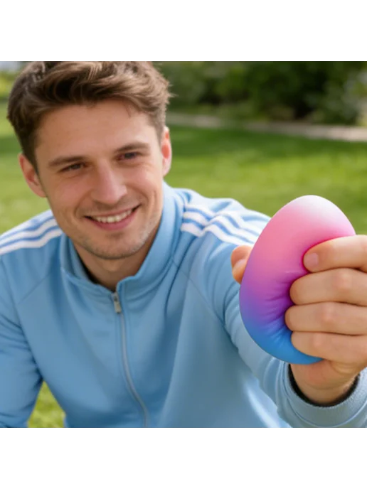 Антистресс Egg игрушка, мягкая сжимаемая, вариант, фото 4
