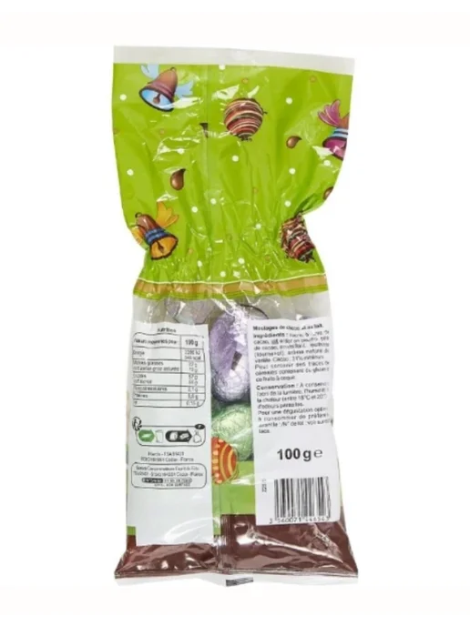 ESPRIT DE FETE Яйца из молочного шоколада Эсприд Де Фет 100г, 100 г, фото 2