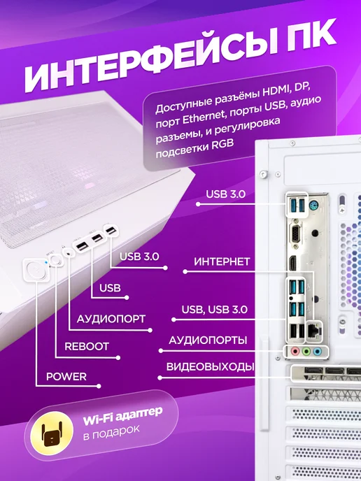 ZillaPC Игровой Компьютер Ryzen 5 2600 RTX 5050 16 ГБ SSD 512 GB, 16 ГБ, 1 ТБ, фото 6