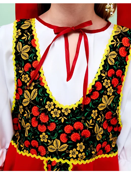 Godis Русский народный костюм, белый, фото 3