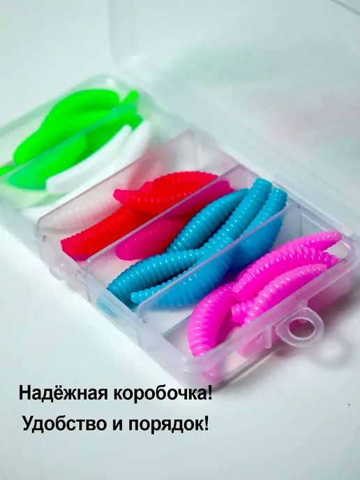 FishTorm Набор силиконовых приманок для рыбалки, голубой, фото 2