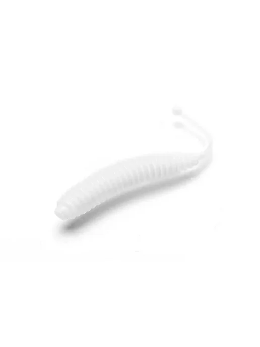 FishTorm Силиконовые приманки на форель WORMS 77мм, белый, фото 5