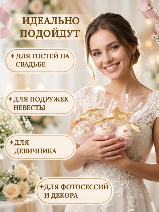 PRIMA FLINT Свадебные Свечи бонбоньерки подарки гостям, розовый, фото 5
