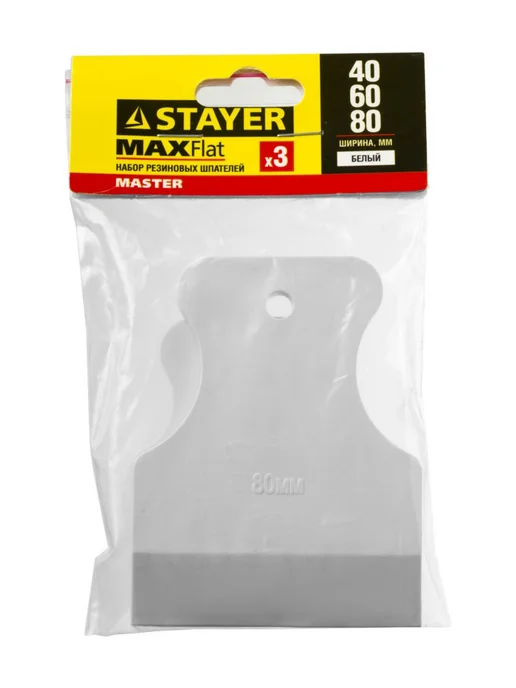 Stayer, Шпатели резиновые для герметика, для затирки 3 шт, 3 шт, фото 5