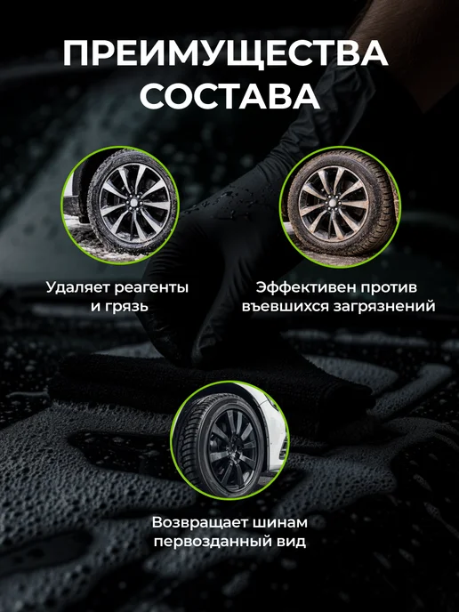 Foam Heroes Power Wheels Очиститель шин и дисков, 500 мл, 500 мл, фото 2