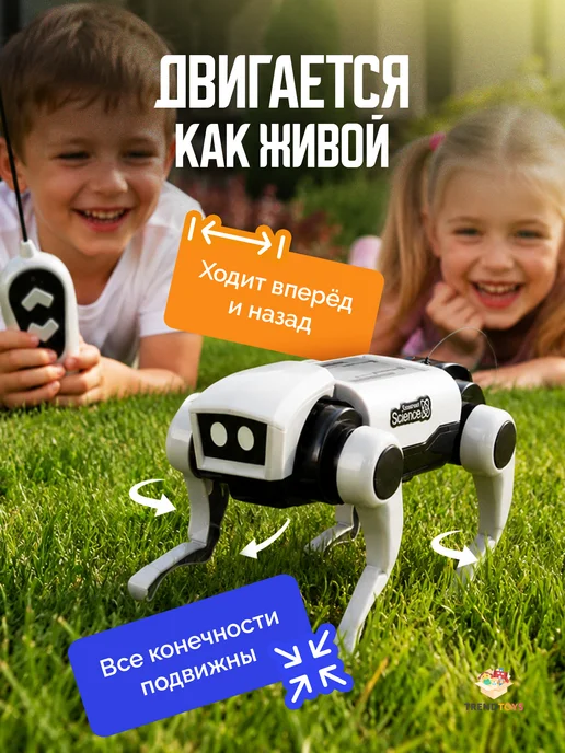 TrendToys Робот кот на радиоуправлении интерактивная игрушка, черный, фото 4