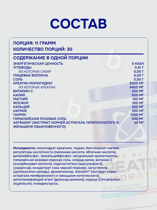 USN Creatine Hydrator, Креатин Хайдрейтор, вариант, фото 2