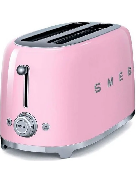 Тостер Smeg TSF02PKEU, розовый, фото 3