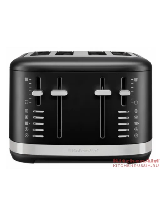 KitchenAid Тостер 5KMT4109EBM на 4 тоста, черный матовый, черный, фото 4