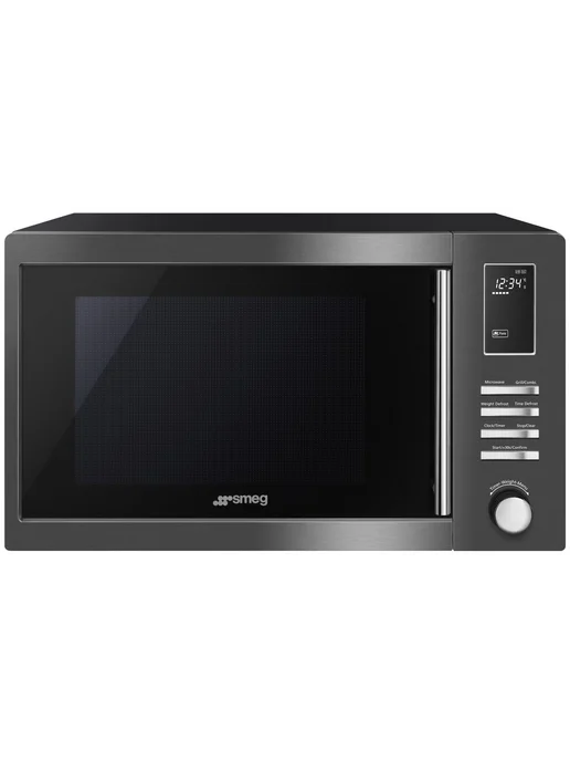 Smeg Микроволновая печь MOE25B на л, серый, фото 2