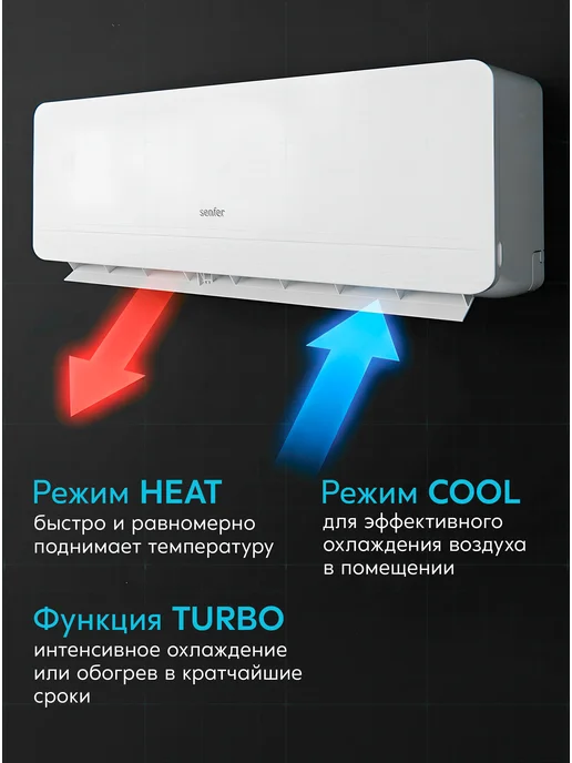 Senfer Сплит-система кондиционер SF-INV9, белый, фото 4
