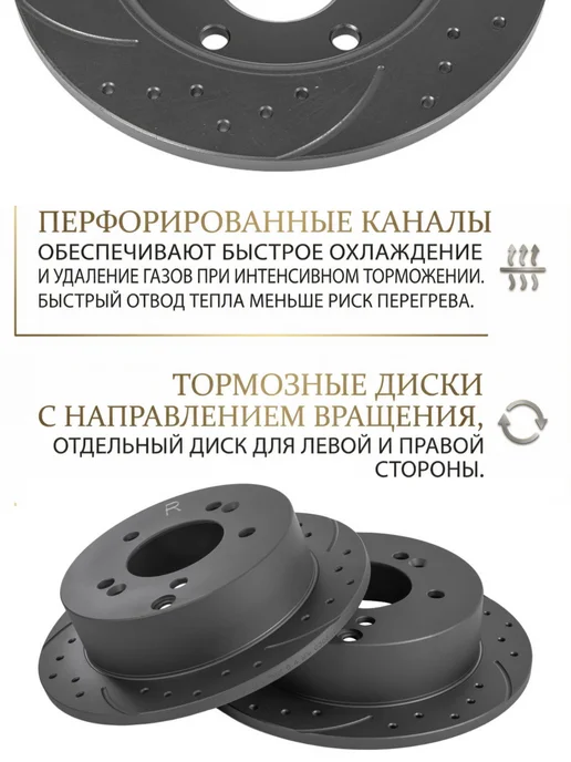 GANZ Диски тормозные задние Hyundai Elantra, Hyundai Tucson, вариант, фото 2