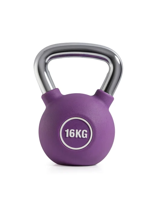 VictoryFit Гиря чугунная с полиуретановым покрытием (CPU) 6 кг, 16 кг, фото 8