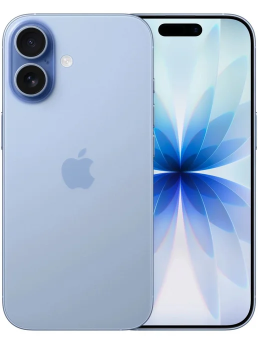 Смартфон Apple iPhone 17 256 ГБ, голубой, фото 3