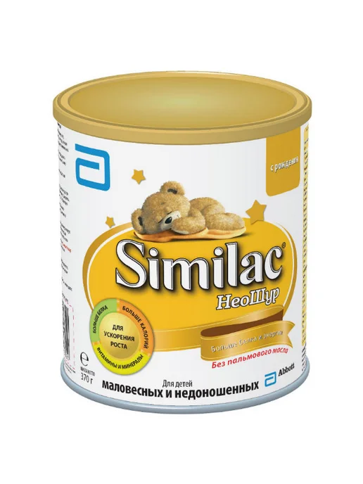 SIMILAC Симилак НеоШур Молочная смесь 370 г 1 шт, 370 г, 1 шт
