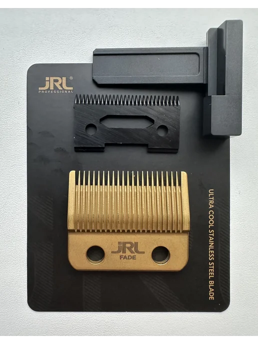 Ножевой блок JRL GOLD FreshFade. Сменные лезвия для машинок, золотой