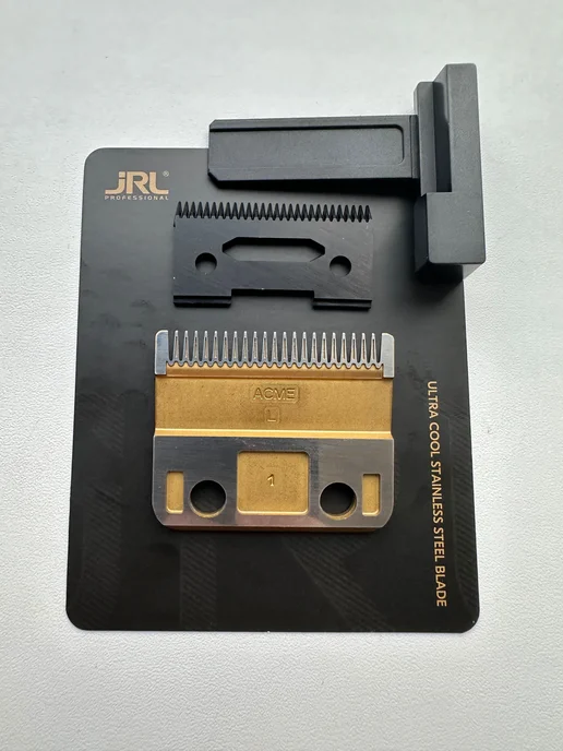 Ножевой блок JRL GOLD FreshFade. Сменные лезвия для машинок, золотой, фото 2