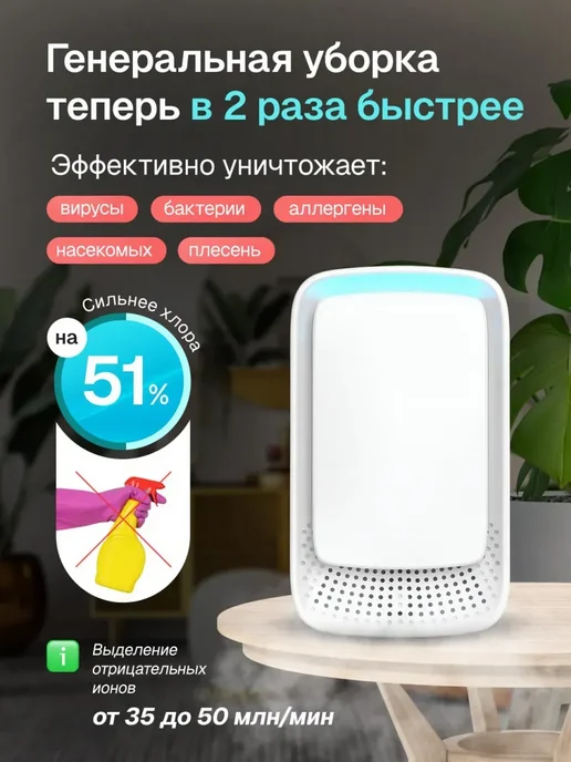 Очиститель воздуха ионизатор, вариант, фото 4