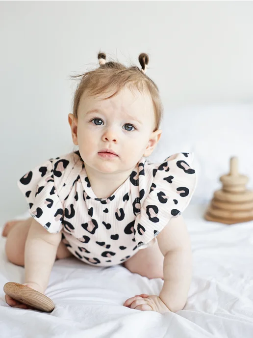 Bah Kids Боди для новорожденных девочек с длинным рукавом 3 шт, 3 шт, фото 2