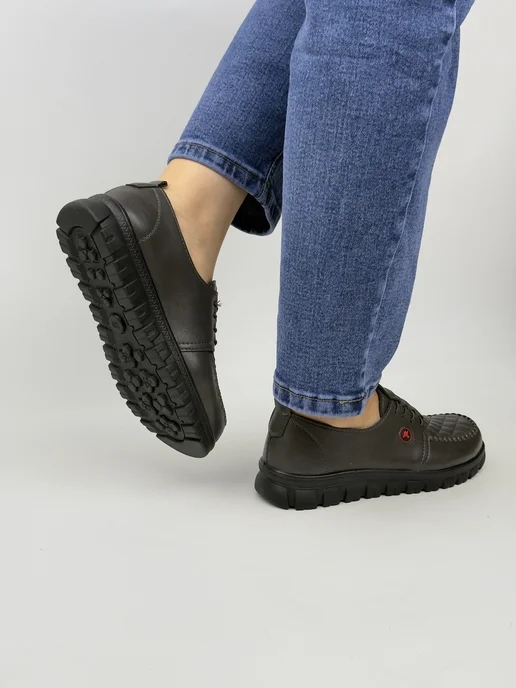 RASSELINO Туфли мокасины повседневные, серый, фото 7
