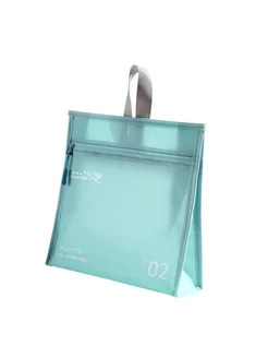 Косметичка синяя waterproof с молнией