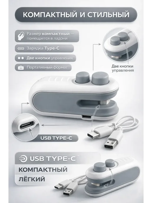 НАГ Запайщик пакетов компактный для кухни, вариант