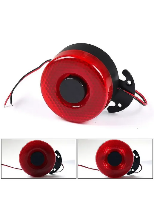 Сирена 12-24В 105дБ с LED и сигналом, фиолетовый, фото 2