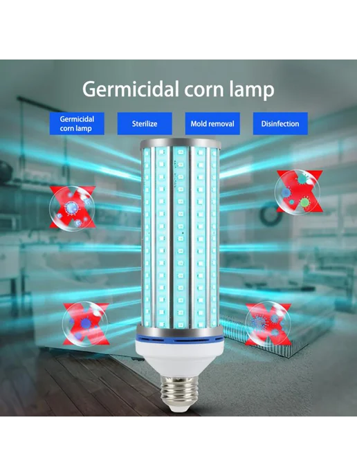 35W LED UV germicid лампа для дезинфекции, без пульта, 35 Вт, фото 3