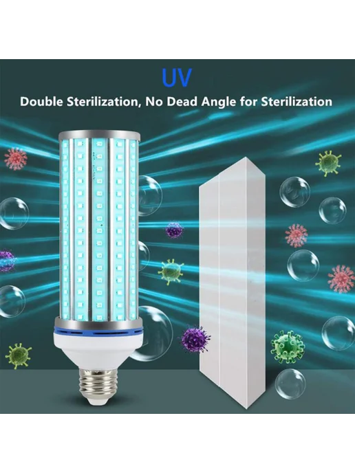 35W LED UV germicid лампа для дезинфекции, без пульта, 35 Вт, фото 4