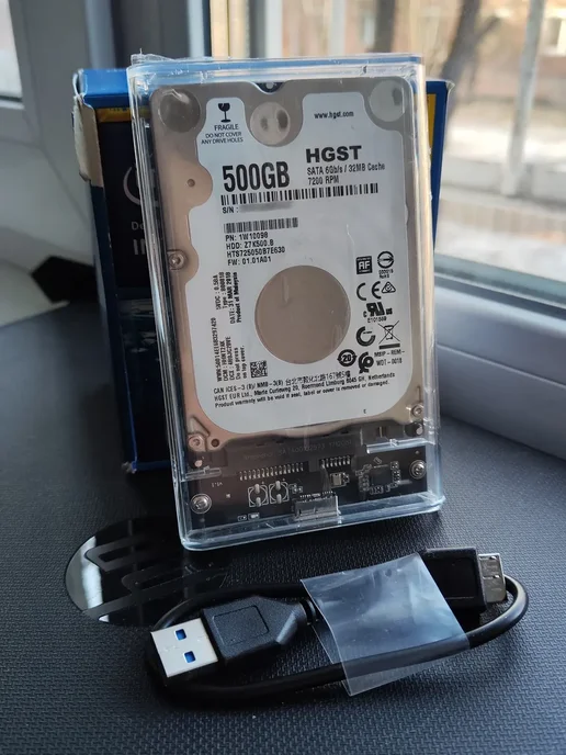 Внешний диск HDD 500Гб USB 3.0, 500 ГБ, фото 2